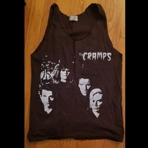 The Cramps Dark Gray Tank Top Womens Punk